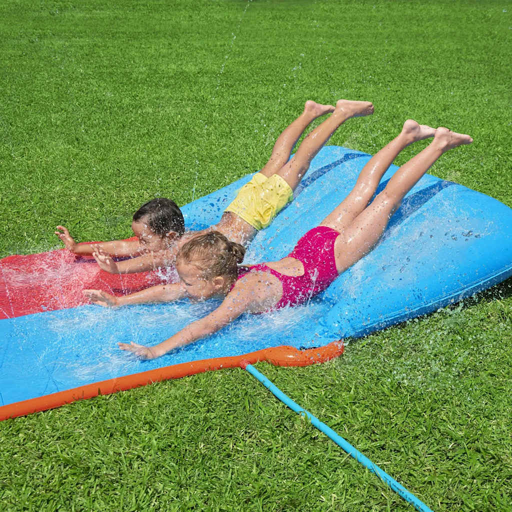 Bestway H2OGO Scivolo d'Acqua Doppio Tsunami Splash Ramp