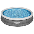 Bestway Set Piscina Rotonda 366x76 cm con Pompa Filtro