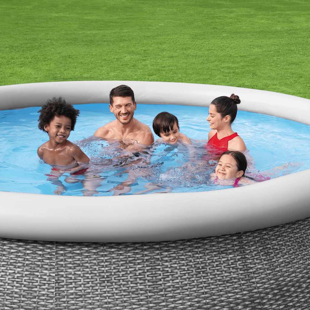 Bestway Set Piscina Rotonda 366x76 cm con Pompa Filtro