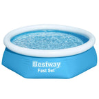Bestway Piscina Gonfiabile Rotonda Fast Set 244x61 cm