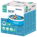 Bestway Piscina Gonfiabile Rotonda Fast Set 244x61 cm