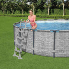 Bestway Scaletta per Piscina Flowclear 4 Gradini 122 cm