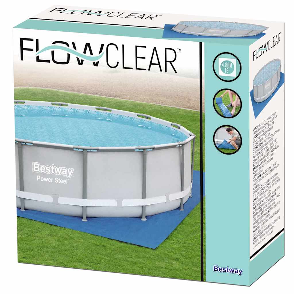 Bestway Telo di Protezione per Piscina Flowclear 488x244 cm