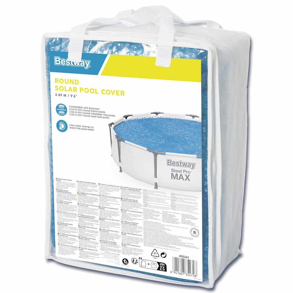 Bestway Copertura Solare Flowclear per Piscina 305 cm