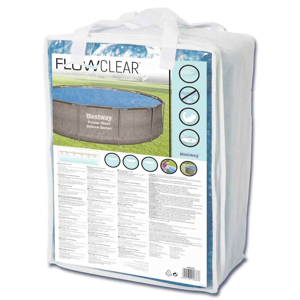 Bestway Copertura Solare Flowclear per Piscina 356 cm