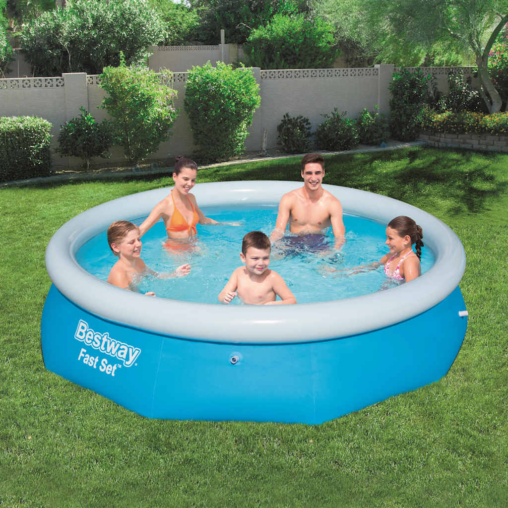 Bestway Piscina Gonfiabile Fast Rotonda 305x76 cm 57266