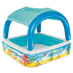 Bestway Piscina Gonfiabile per Bambini con Tettoia 140x140x114 cm