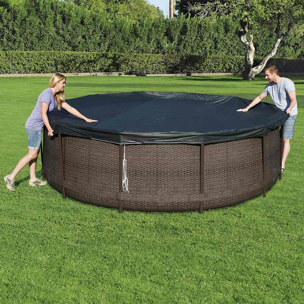 Bestway Copertura per Piscina Flowclear 366 cm Antracite
