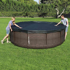 Bestway Copertura per Piscina Flowclear 366 cm Antracite