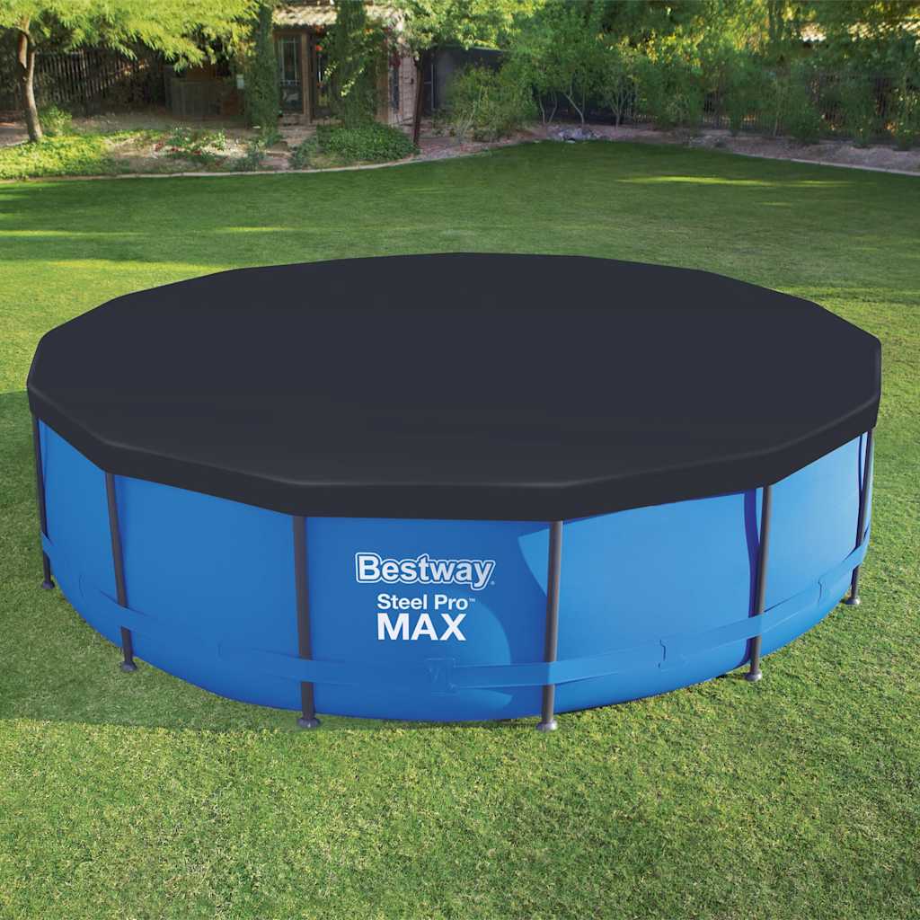 Bestway Copertura per Piscina Flowclear 457 cm Antracite