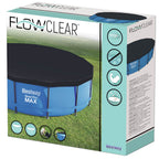 Bestway Copertura per Piscina Flowclear 457 cm Antracite