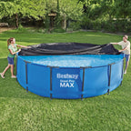 Bestway Copertura per Piscina Flowclear 457 cm Antracite