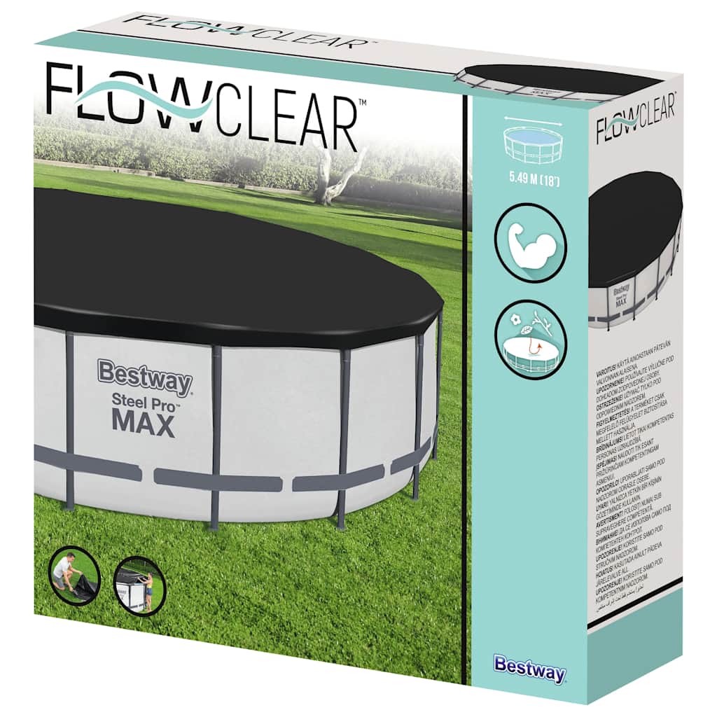 Bestway Copertura per Piscina Flowclear Fast 555 cm