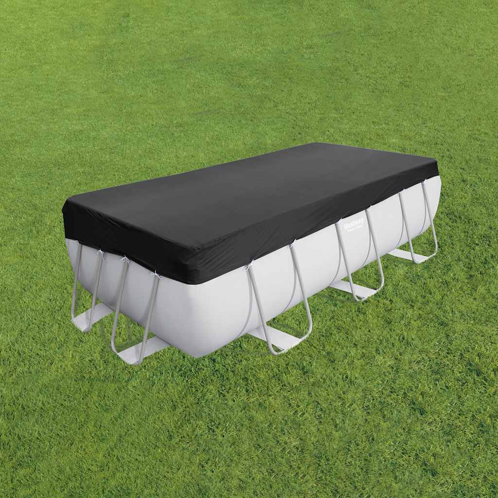 Bestway Copertura per Piscina Flowclear 404x201 cm Antracite