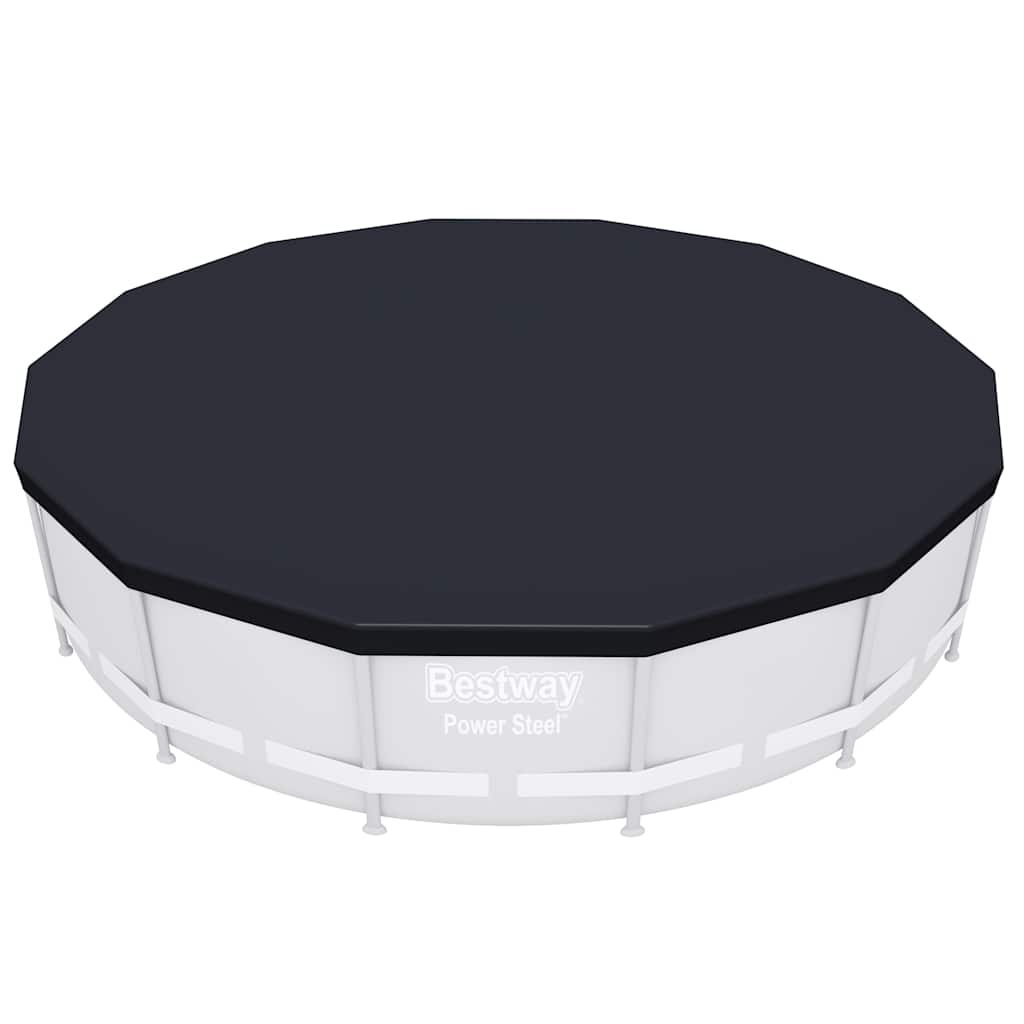 Bestway Copertura per Piscina Flowclear 427 cm Antracite