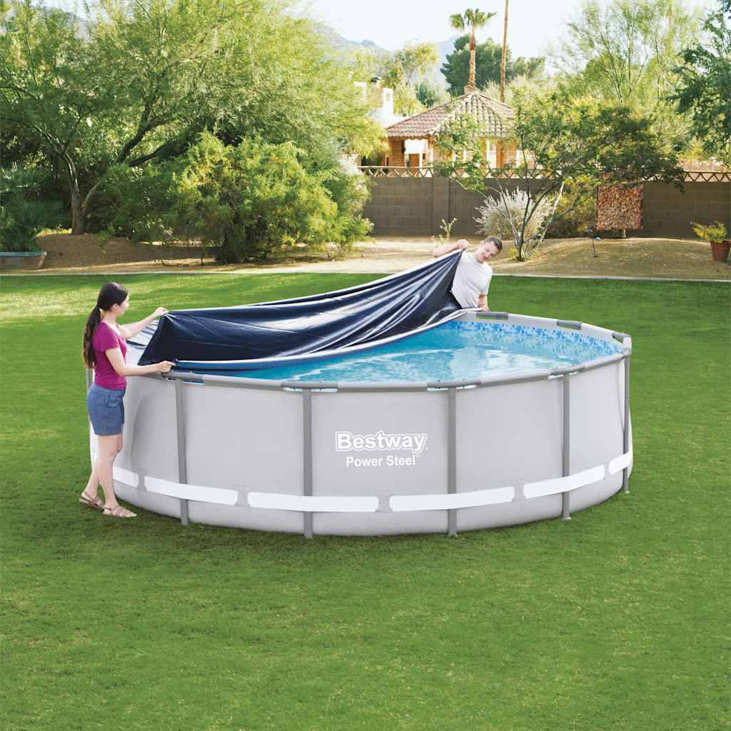 Bestway Copertura per Piscina Flowclear 427 cm Antracite
