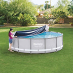 Bestway Copertura per Piscina Flowclear 427 cm Antracite