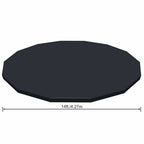 Bestway Copertura per Piscina Flowclear 427 cm Antracite