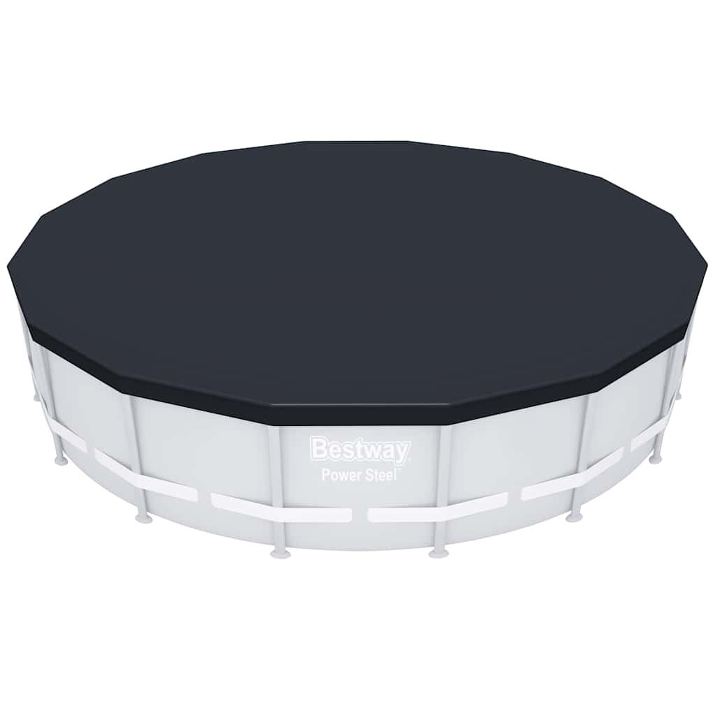 Bestway Copertura per Piscina Flowclear 488 cm Antracite