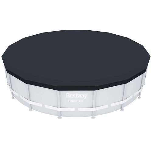 Bestway Copertura per Piscina Flowclear 488 cm Antracite