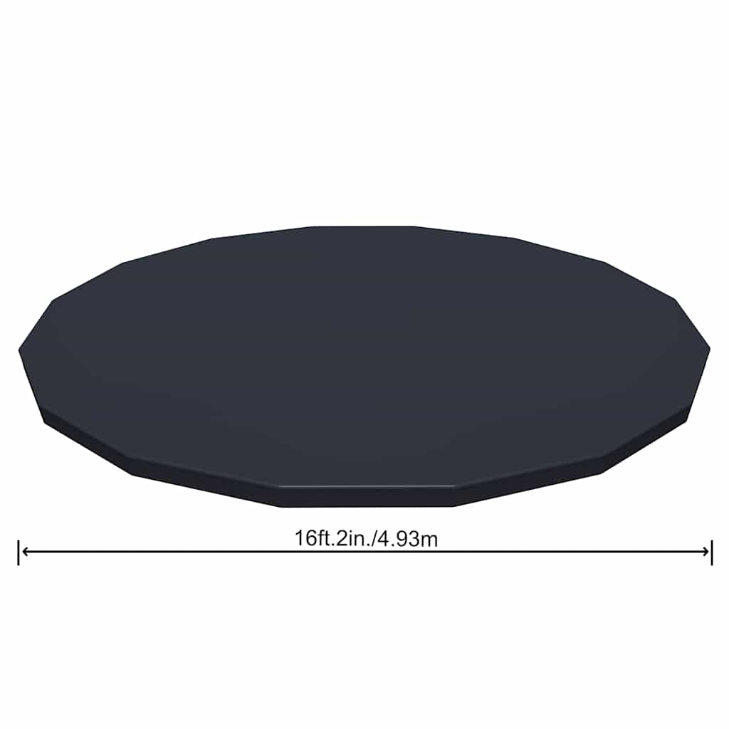 Bestway Copertura per Piscina Flowclear 488 cm Antracite