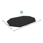 Bestway Copertura per Piscina Flowclear 300x200 cm Antracite