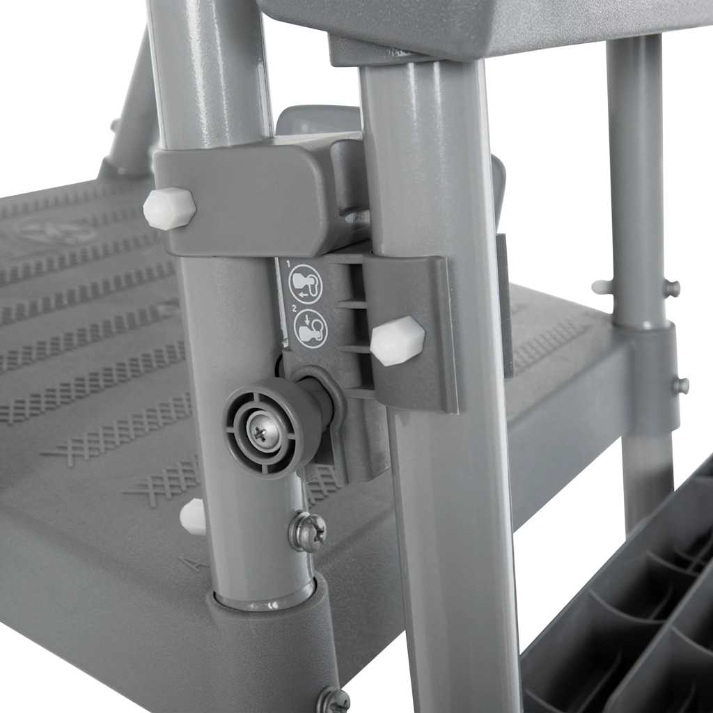 Bestway Scaletta per Piscina Flowclear 4 Gradini 122 cm