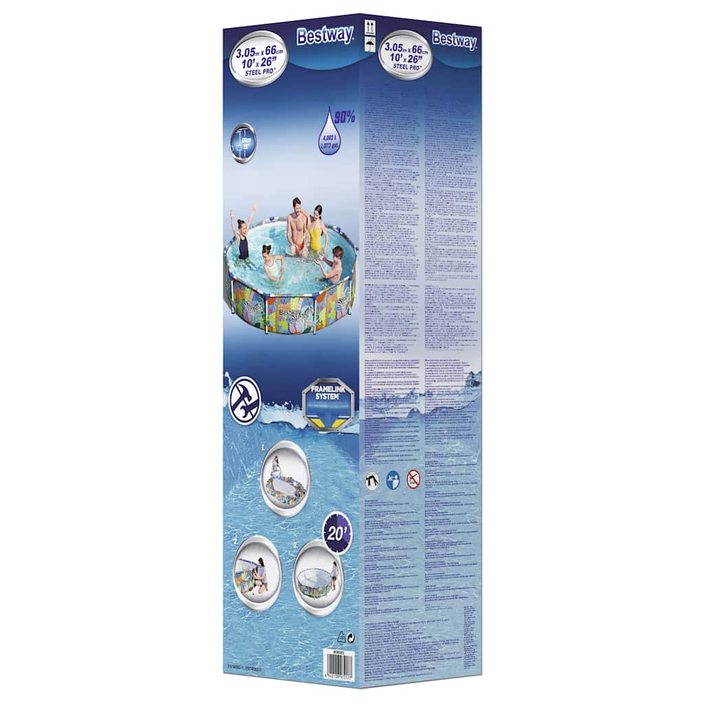 Piscina Bestway Steel Pro con Telaio 305x66 cm