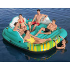 Bestway Isola Gonfiabile Sunny Lounge per 5 Persone 291x265x83 cm