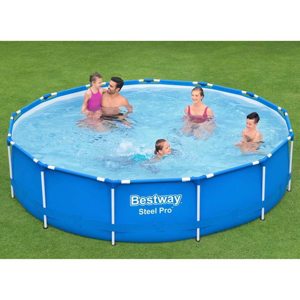 Bestway Steel Pro Piscina Fuori Terra Telaio 396x84 cm
