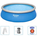 Bestway Set Piscina Gonfiabile Fast Set Rotonda 457x122 cm