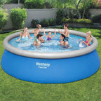 Bestway Set Piscina Gonfiabile Fast Set Rotonda 457x122 cm