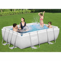 Bestway Set Piscina Power Steel Rettangolare 282x196x84 cm