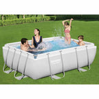Bestway Set Piscina Power Steel Rettangolare 282x196x84 cm
