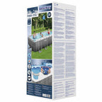 Bestway Power Steel Piscina Rettangolare 488x244x122 cm con Pompa e Filtro