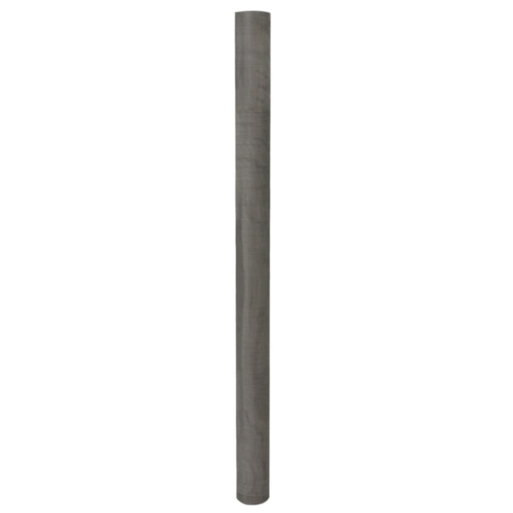 Recinzione in Rete Acciaio Inossidabile 100x500 cm Argento