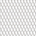 Pannello Recinzione Giardino Rete Acciaio Inox 50x50 cm Maglia 20x10 mm