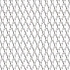 Pannello Recinzione Giardino Rete Acciaio Inox 50x50 cm Maglia 20x10 mm