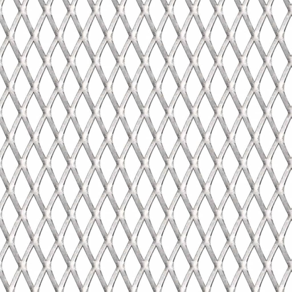 Pannello Recinzione Giardino Rete Acciaio Inox 50x50 cm Maglia 20x10 mm