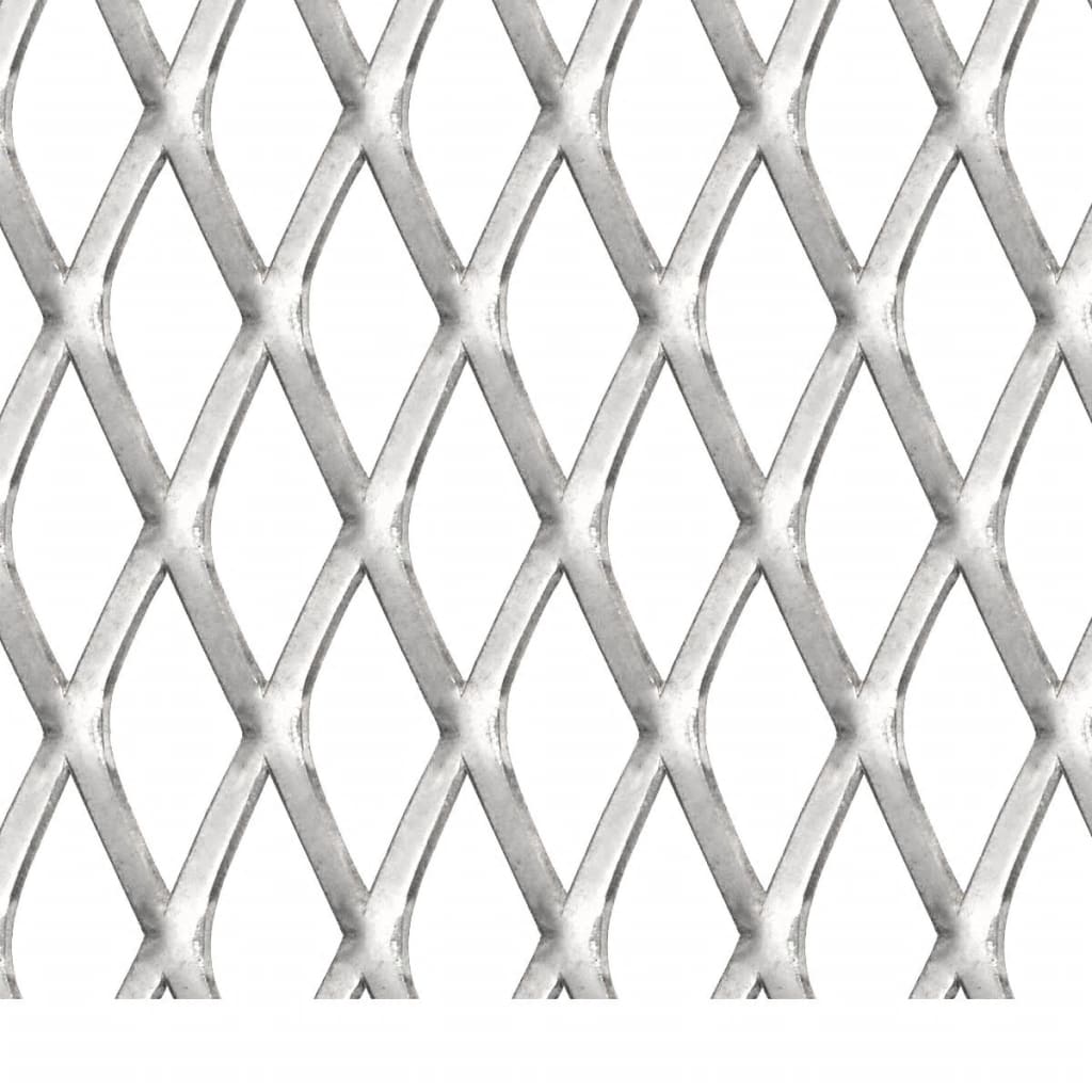 Pannello Recinzione Giardino Rete Acciaio Inox 50x50 cm Maglia 20x10 mm