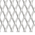 Pannello Recinzione Rete Acciaio Inox 50x50 cm Maglia 30x17 mm