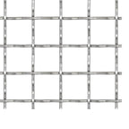 Recinzione in Rete Modulare Acciaio Inox 50x50cm Maglia 21x21mm Spessore 2,5mm