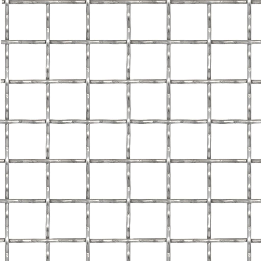 Recinzione in Rete Modulare Acciaio Inox 100x85 cm