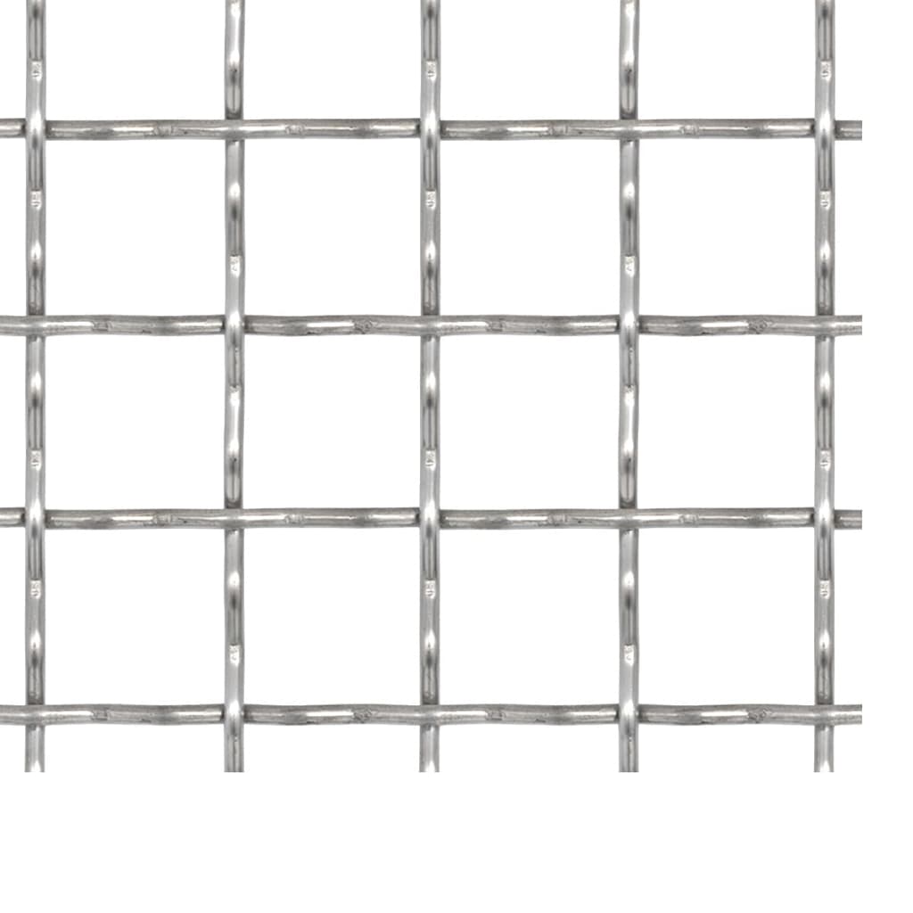 Recinzione in Rete Modulare Acciaio Inox 100x85 cm