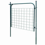Cancello per Recinzione da Giardino 100x100 cm Acciaio Zincato Verde
