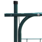 Cancello per Recinzione da Giardino 100x100 cm Acciaio Zincato Verde