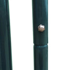 Cancello per Recinzione da Giardino 100x100 cm Acciaio Zincato Verde