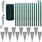 Recinzione Euro in Acciaio 25x1,7 m Verde