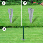 Recinzione Euro in Acciaio 25x1 m Verde