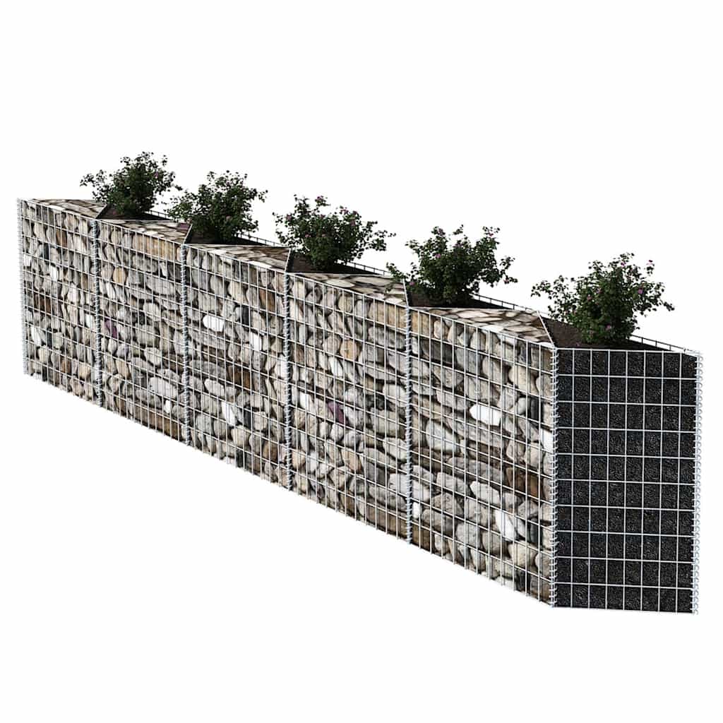 Gabbione in Rete Acciaio Zincato 300x30x100 cm